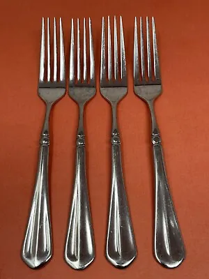 Mikasa Stainless Flatware French Countryside 7 7/8  Dinner Forks Set Of 4 • $24.88