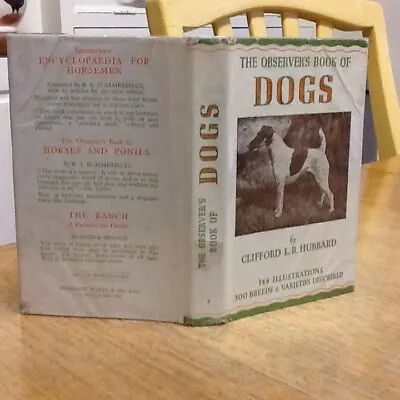 Observers Book Of Dogs 1955 Not In  Look  • £14.99