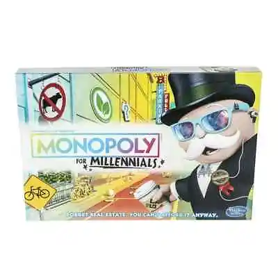 Monopoly For Millennials Millenials Board Game Hasbro New Sealed • $18.99