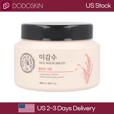 US SELLER THE FACE SHOP Rice Water Bright Cleansing Cream 200ml / 400ml • $19.49