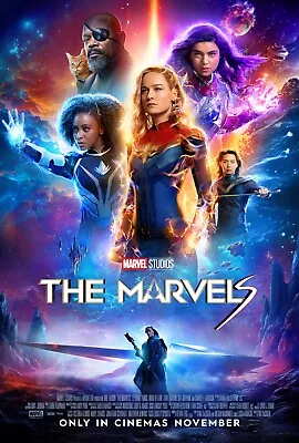 The Marvels 2023 Movie DVD With Slipcover Artwork Free Shipping Region Free • $13.99