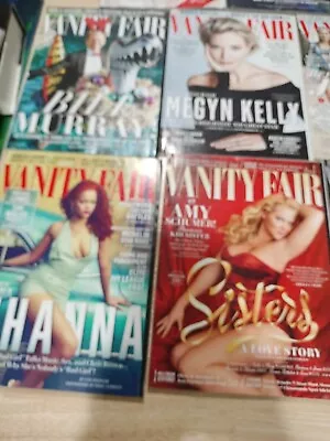 Vanity Fair Magazines Lot (8) 2013-14-15-16. *M-3 • $9.99