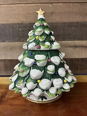 Cracker Barrel Christmas Tree Cookie Jar In Box • $60