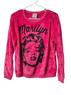 Marilyn Monroe Womens Long Sleeve Super Soft Pajama Stop/sweater Size Small 3-5 • $14.19