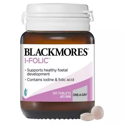 Blackmores I-Folic Preconception & Pregnancy Vitamin 150 Tablets • $18.99