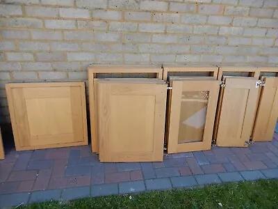 Oak Kitchen Doors Used Several Sizes • £20