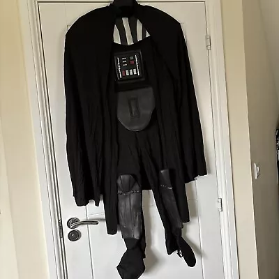 Boys Star Wars Luxury Darth Vader Costume - Rubies Size Medium • £0.99