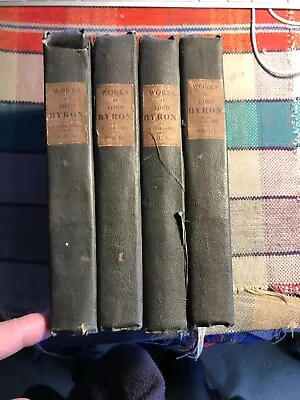 £17 • Buy Works Of Lord Byron, 4 Out Of 6 Volumes, 1829, John Murray