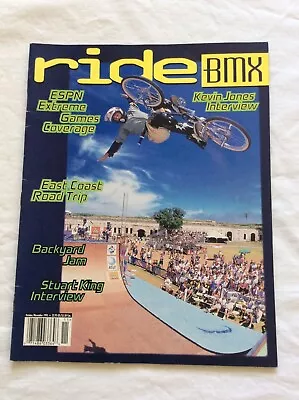 Ride Bmx Magazine Oct/ Nov 1995 Mat Hoffman X- Games Cover VG Cond • $35