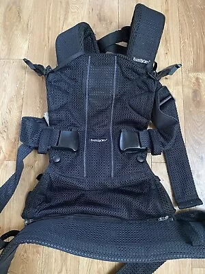 Baby Bjorn One Air Baby Carrier - Black  Airy Mesh 🌸 • £70
