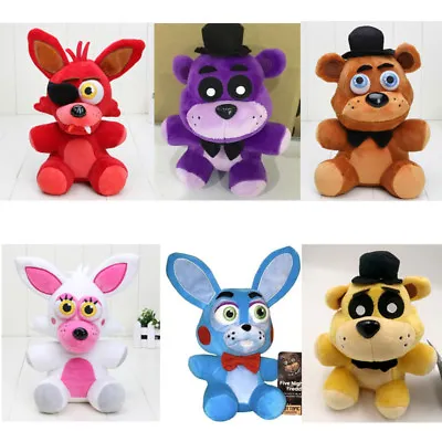 UK FNAF Plushies Five Nights At Freddy's Plush Toy Bear Foxy Sundrop Moon XMAS • £9.47