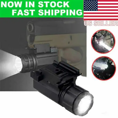 $19.99 • Buy 1000 Lumen Tactical Weapon-Mounted LED Strobe Light Pistol Flashlight Gun Rifle
