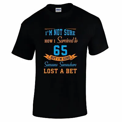 £10.97 • Buy 65th Birthday Gifts For Men - I'm Not Sure 1957 T Shirt Gift Ideas For Him