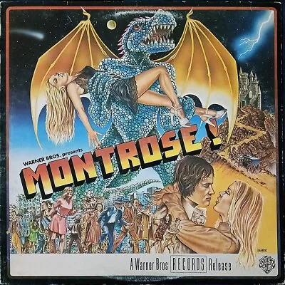 Montrose - Warner Bros. Presents Montrose! - 1975 Vinyl LP - Hard Rock • $10.99