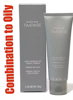 Mary Kay Timewise Age Minimize 3d~night Cream~combination To Oily~moisturizer! • $18.99