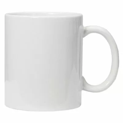 White Coffee Mug Large Ceramic Mug Personalised Mug Tea 350ml X6 • £29.99