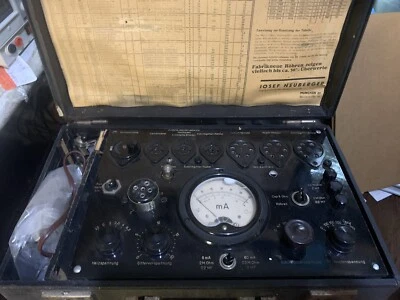 $499 • Buy Vintage German Tube Tester 1920s-30s , Extremely Rare Unit !