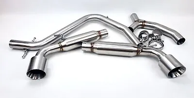 Volkswagen VW 10-14 2.0T MK6 MKVI 10-14 Golf GTi Catback Polished Exhaust System • $378.99