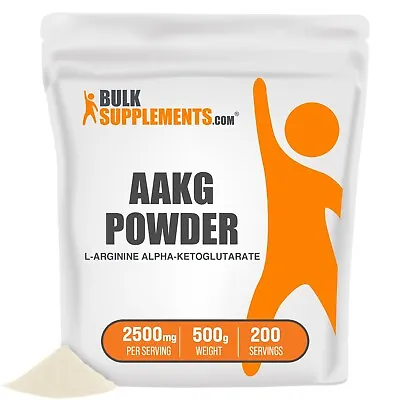 BulkSupplements L-Arginine AKG (AAKG) Powder 500g - 2500 Mg Per Serving • $26.96