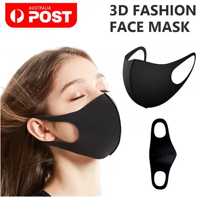 Washable Unisex Soft Face Mask Mouth Cover Masks Protective Reusable  • $3.70