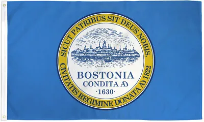 Boston Flag 3x5ft House Flag City Of Boston Massachusetts Flag • $9