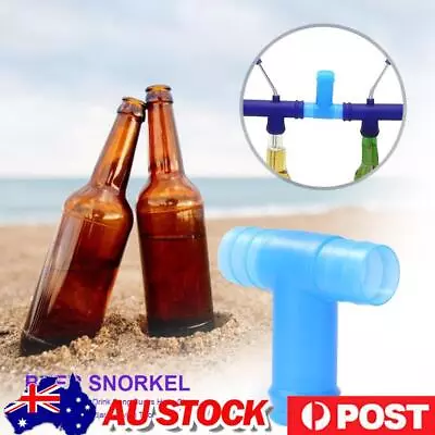 Beer Snorkel Funnel Drink Straw Connector For Party Bar (B Blue) • $9.84