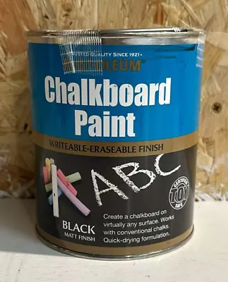 Rust-Oleum AMZ0009 750ml Chalkboard Paint - Black • £9.60