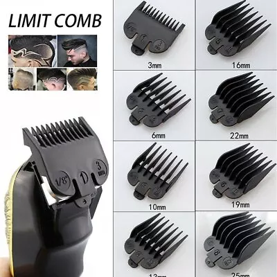 8PCS Wahl Attachment Hair Clipper Guide Limit Comb 8in1 Blades Trimmer Guards • $11.58