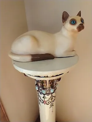 Vintage Universal Statuary Siamese Feline Cat Sculpture Statue • $49