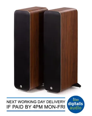 Q Acoustics M40 Active Bluetooth Micro-Tower Speakers - Walnut • £749