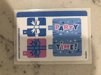 LEGO STICKER SHEET For 41453 Party Time New & Genuine! • $3.49