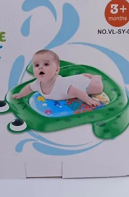 $16.89 • Buy Inflatable Tummy Time Water Play Mat Sea Turtle, Baby Pool