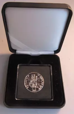 2011 Britannia Half Oz Silver Bu £1 One Pound Coin With Box And Coa • £39.99