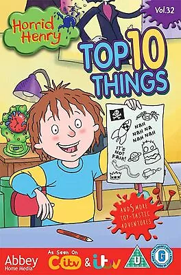 Horrid Henry: Top Ten Things (DVD) - Brand New & Sealed Free UK P&P • £3.49