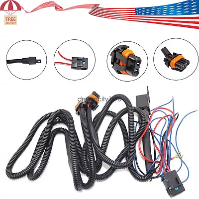 For Chevy Silverado 2003-2006 (2007 Classic) LED Fog Light Wiring Harness Kit • $19.59