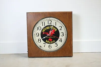 Vintage Wurlitzer Phonograph Music Neon Clock Advertising Sign • $700
