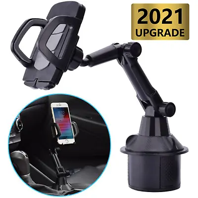 Upgraded Version Universal Adjustable Car Mount Cup Cradle Holder For Cell Phone • $12.99