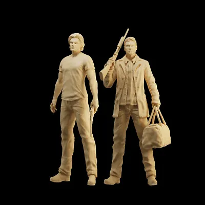 1/35 1/43 1/64 Miniature Sam Dean Winchester Scene Props Figures For Car Vehicle • $13.94