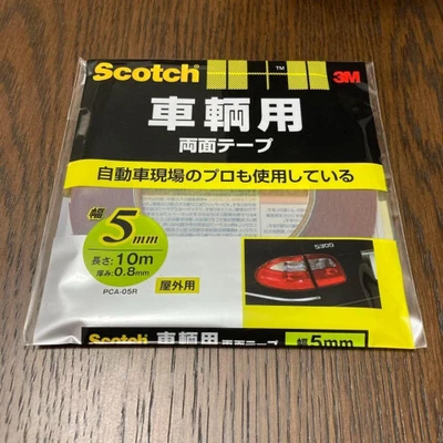 £25.44 • Buy Scotch Vehicle Double-Sided Tape 3M Width 5mm Length 10m PCA-05R Unused Item