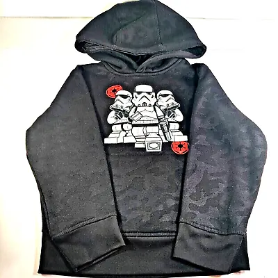 £8.19 • Buy Lego Star Wars Sweatshirt Youth Size XS 4 Star Trooper Black Hooded Front Pocket