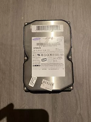 Samsung SP0802N 80GB PALO Spinpoint ATA/IDE PATA Hard Drive 3.5  (ref16) • £25