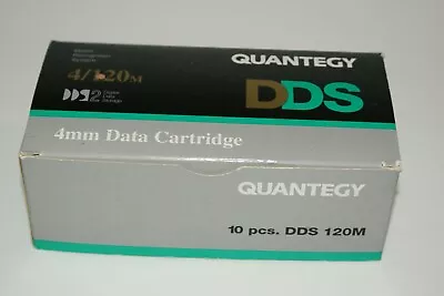 QUANTEGY DDS -120M Data Cartridges Lot Of 10 NEW NOS • $39