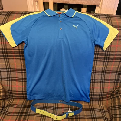 $22.37 • Buy Puma Golf Polo With Matching Belt