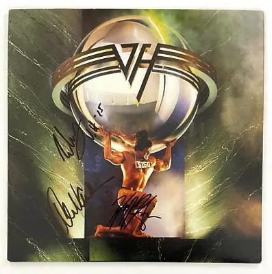 Van Halen Signed Autograph 5150 Album Vinyl Record - Eddie Alex Wolfgang JSA COA • $4999.95