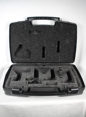 $145 • Buy Shure A56D Universal Microphone Mic Drum Mount Mounting Clamps (Set Of 3) & Case