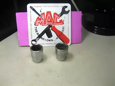 MAC (LOT OF2)       7/8   &  15/16      6-Point       1/2 Drive Sockets • $15.80