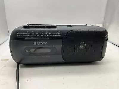 Vintage 90s Sony CFM-155 Radio AM FM Cassette Player Recorder Tested W/Cord READ • $19.99