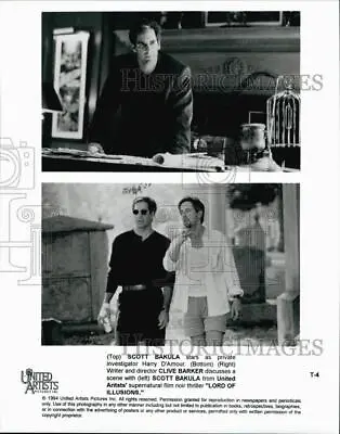 1994 Press Photo  Lord Of Illusions  Scott Bakula Clive Barker Actor - DFPG56935 • $15.99