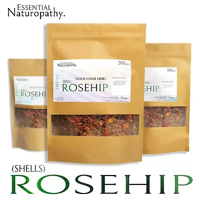 $25.90 • Buy ROSEHIP SHELLS DRIED HERB Certified Organic (Rosa Canina) Premium Rose Hip TEA