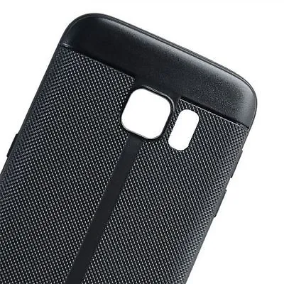 For Samsung Galaxy S7 - Flexible Plastic TPU Rubber Phone Case Cover Black Skin • $8.05